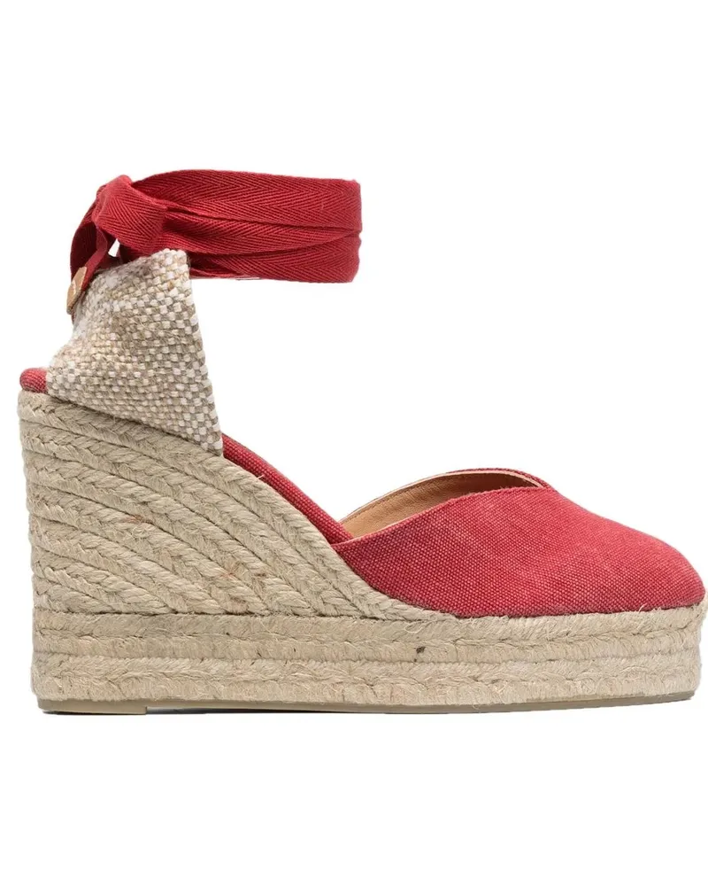Castañer Chiara Wedge-Espadrilles - Rot Rot