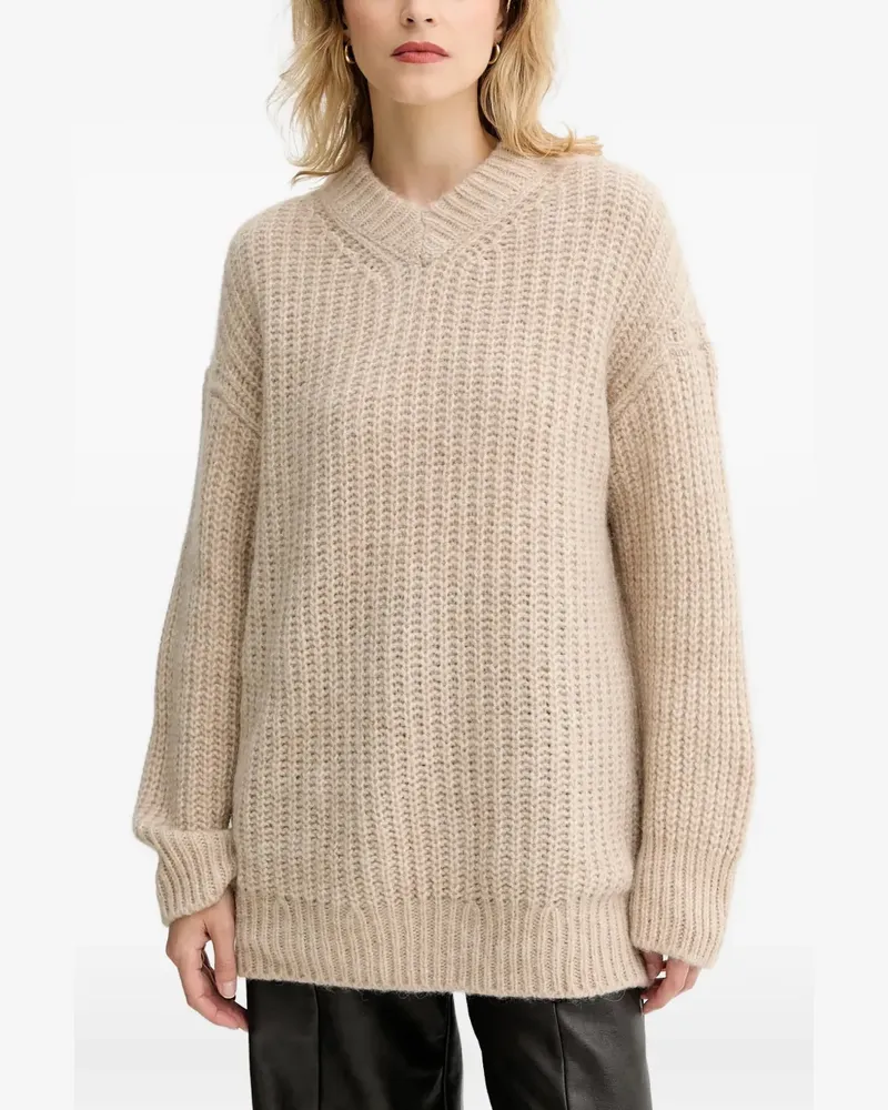 Filippa K V-neck sweater - Nude Nude