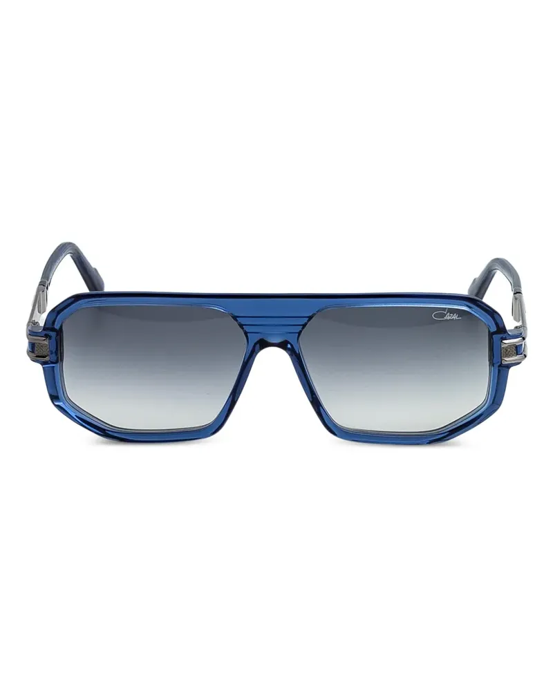 CAZAL Sonnenbrille mit eckigem Gestell - Blau Blau