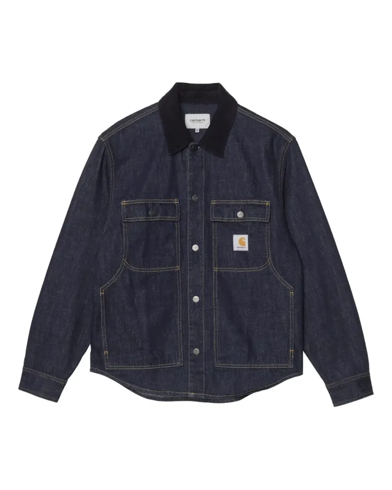 Carhartt WIP Oakland Hemdjacke mit Cordkragen - Blau Blau