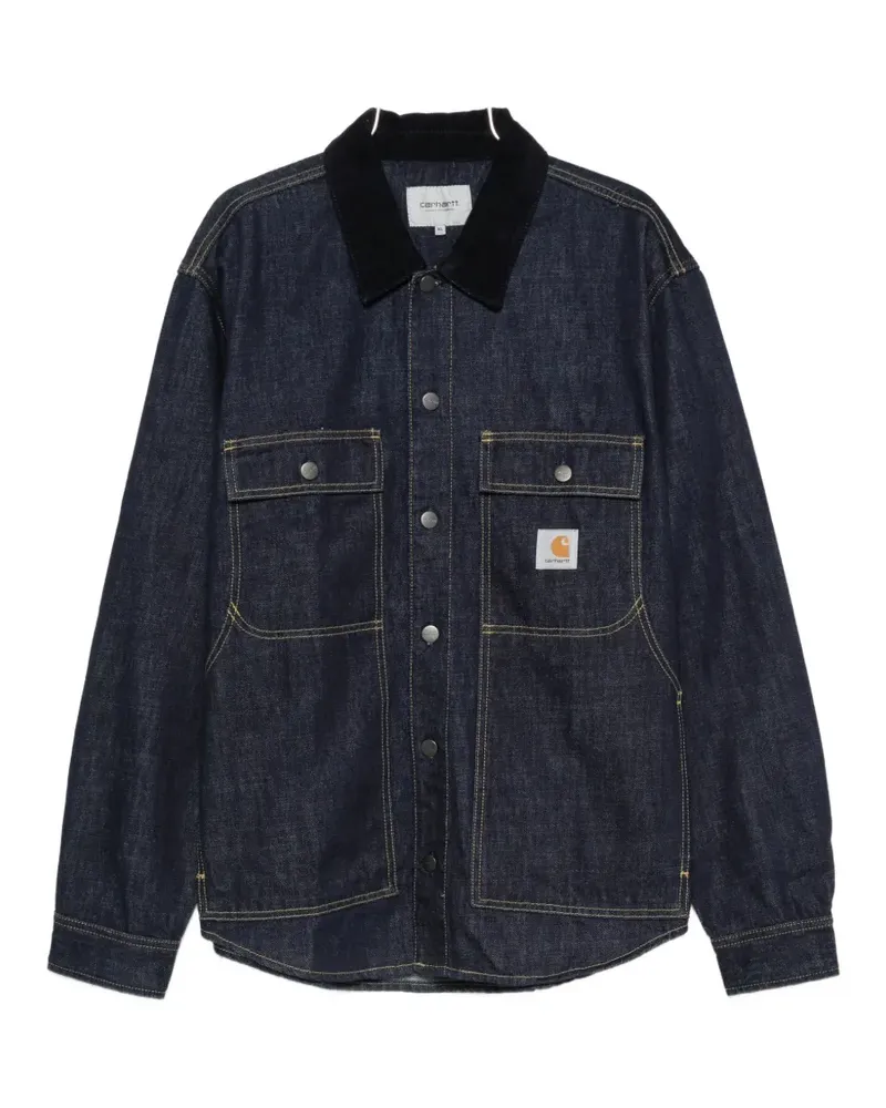Carhartt WIP Oakland corduroy-collar overshirt - Blau Blau