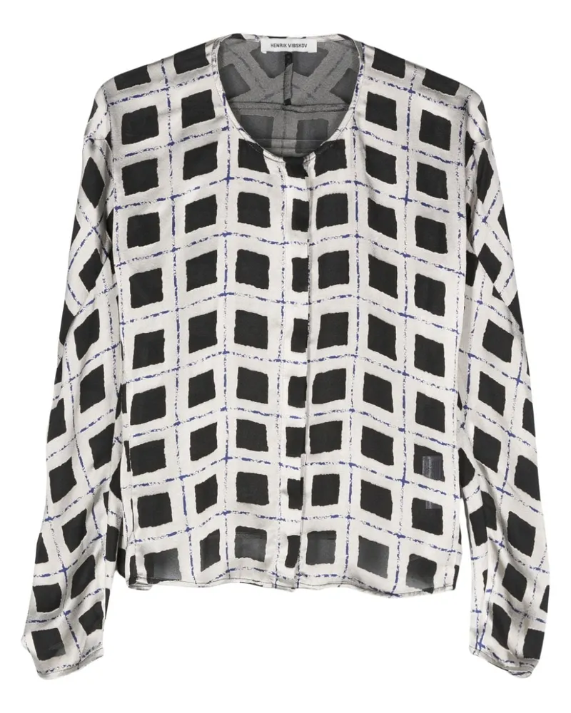 Henrik Vibskov Dimness Bluse - Grau Grau