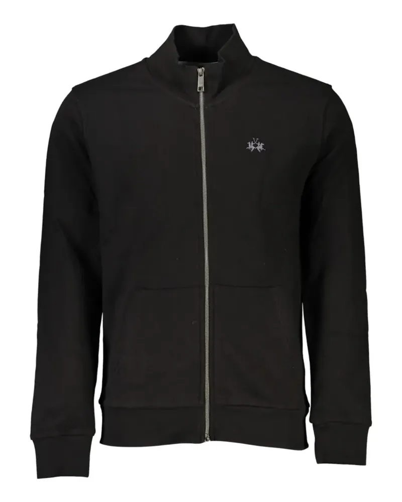 La Martina zip-up high-neck sweatshirt - Schwarz Schwarz