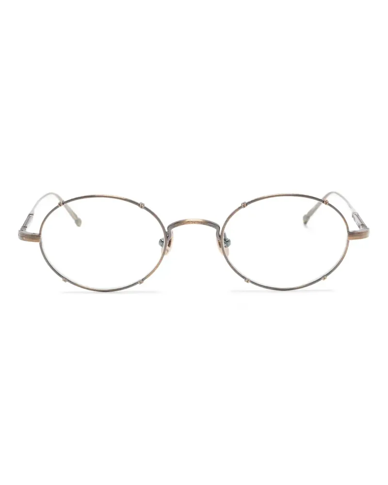 MATSUDA M3150 Brille mit ovalem Gestell - Gold Gold