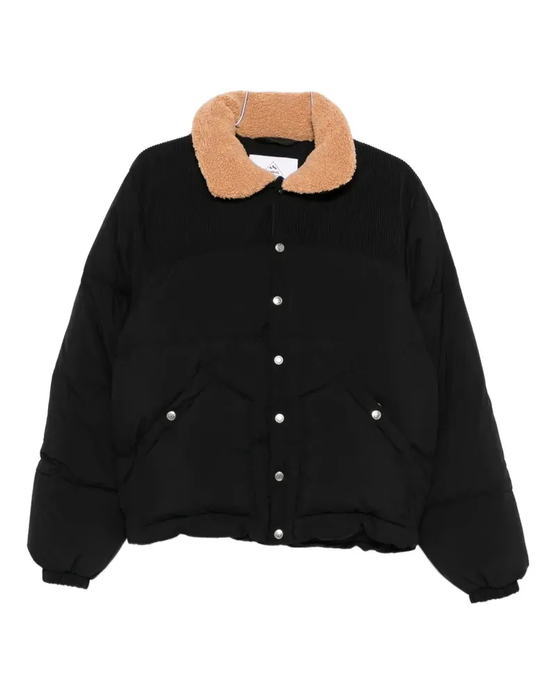 Pyrenex Fiery corduroy collar jacket - Schwarz Schwarz
