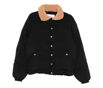 Fiery Jacke mit Cordkragen - Schwarz