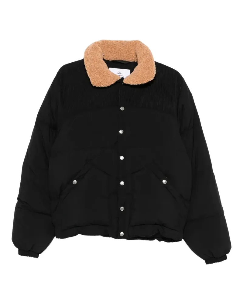 Pyrenex Fiery corduroy collar jacket - Schwarz Schwarz