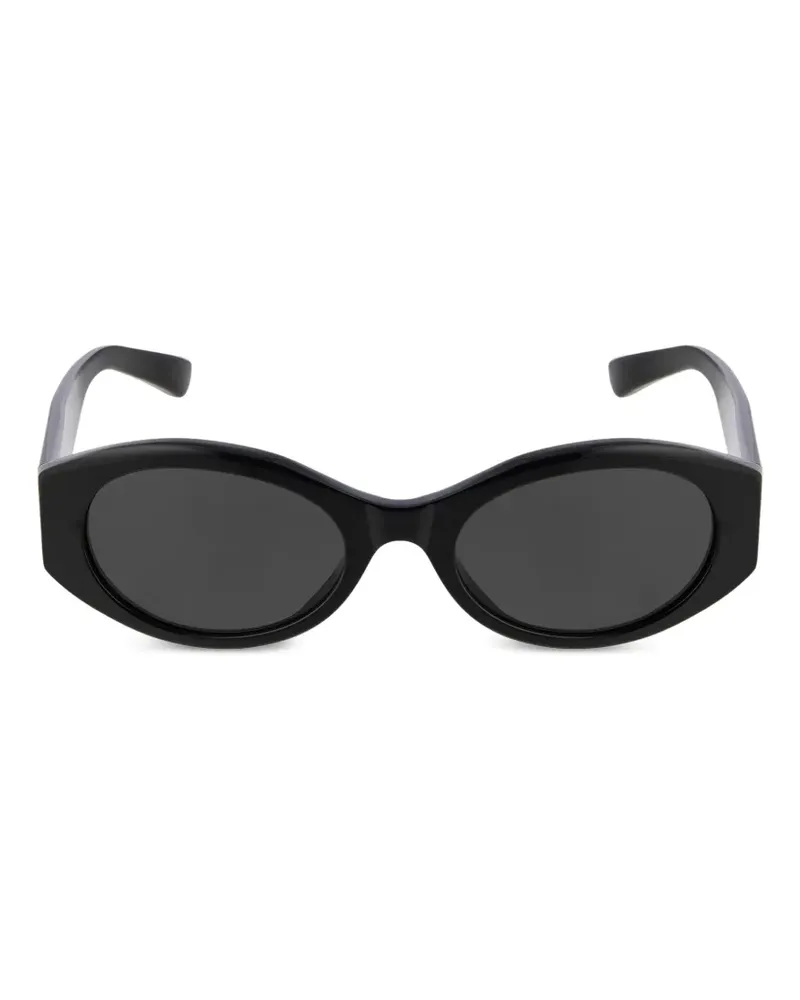 Balenciaga Nano Round Sonnenbrille - Schwarz Schwarz
