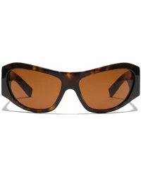 Dolce & Gabbana Sicily Sonnenbrille mit eckigem Gestell Braun