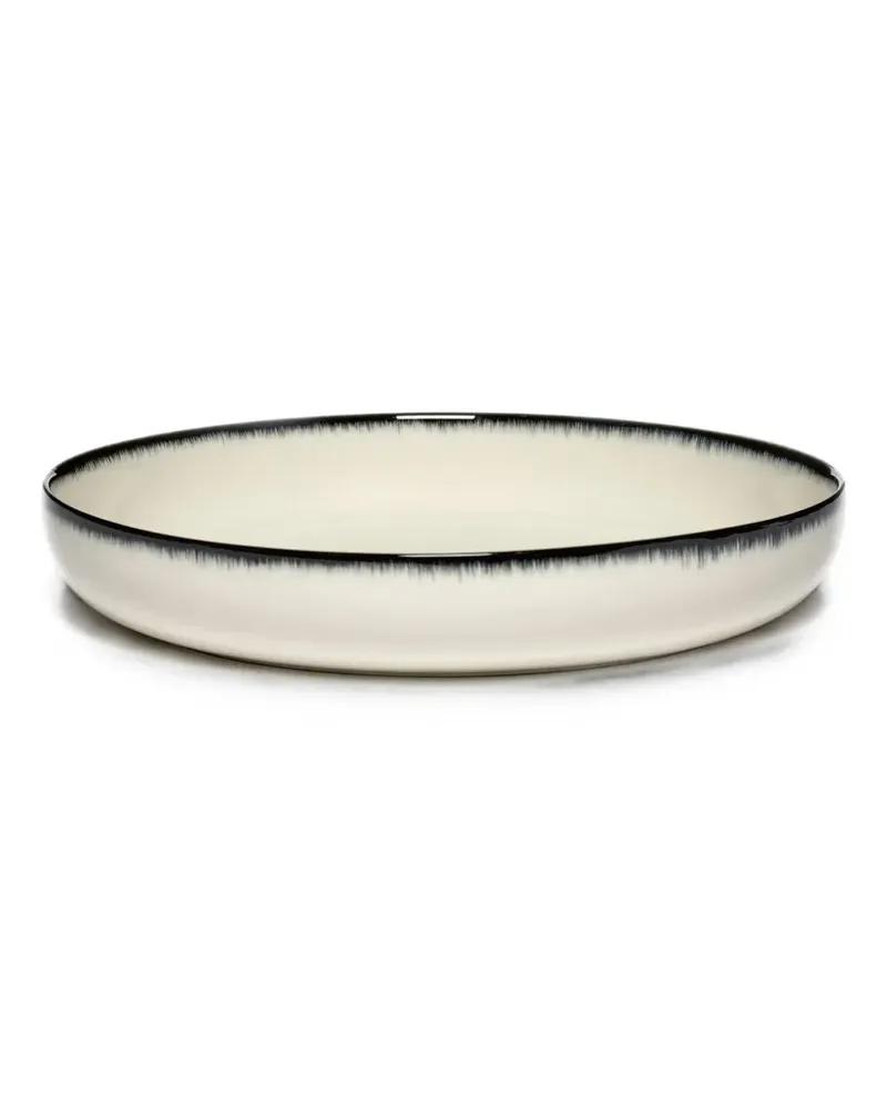 Serax Dé contrast-trim glazed bowls (set of two) - Nude Nude