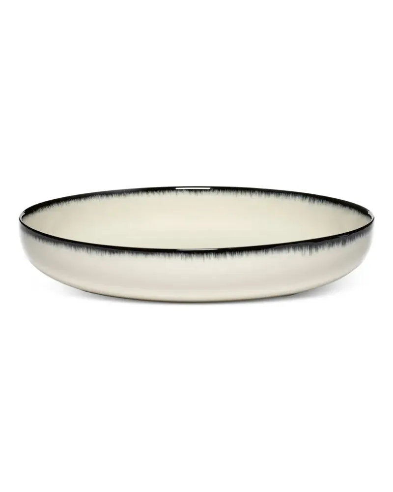 Serax Dé contrast-trim glazed bowls (set of two) - Nude Nude
