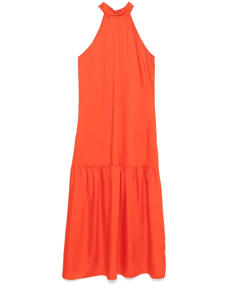 Liu Jo Maxikleid aus Satin - Orange Orange