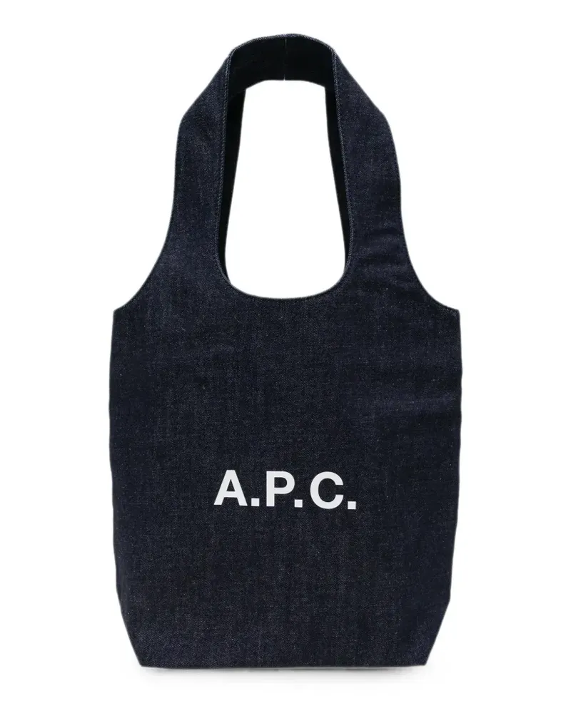 A.P.C. Kleiner Ninon Shopper - Blau Blau