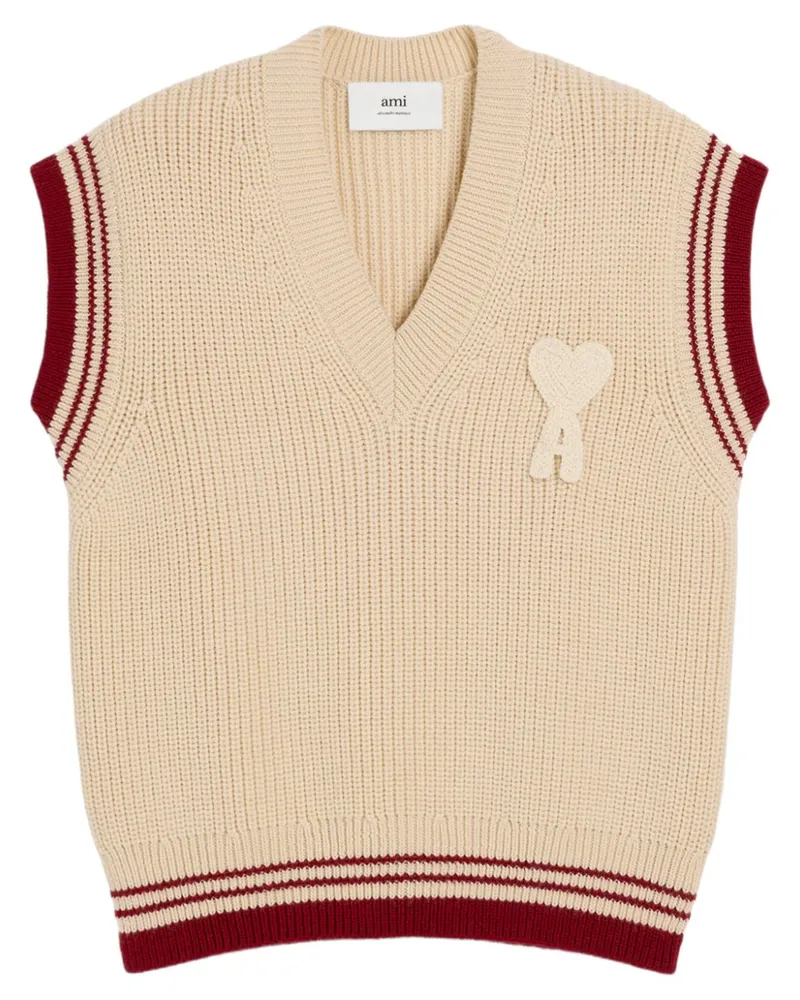 AMI Paris Ami de Coeur Pullunder - Nude Nude