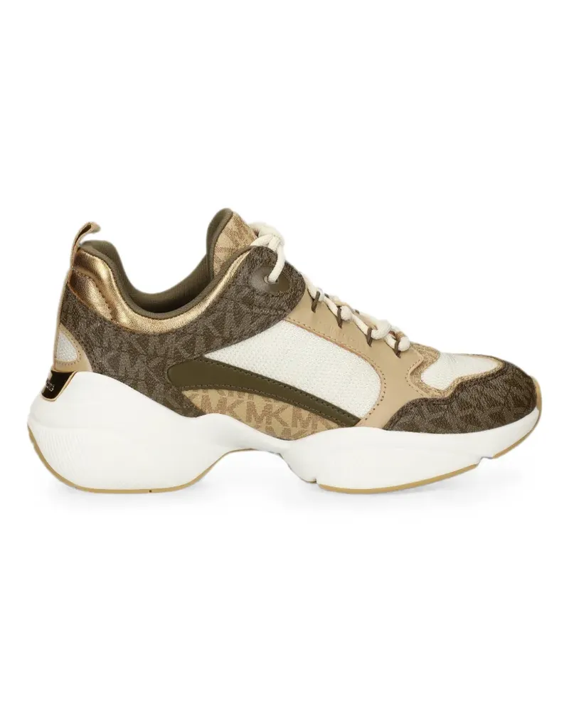 Michael Kors Sneakers mit Monogramm-Print - Braun Braun