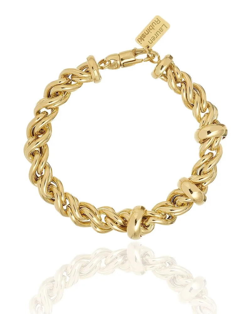 Lauren Rubinski 14kt Gelbgold-Kettenarmband