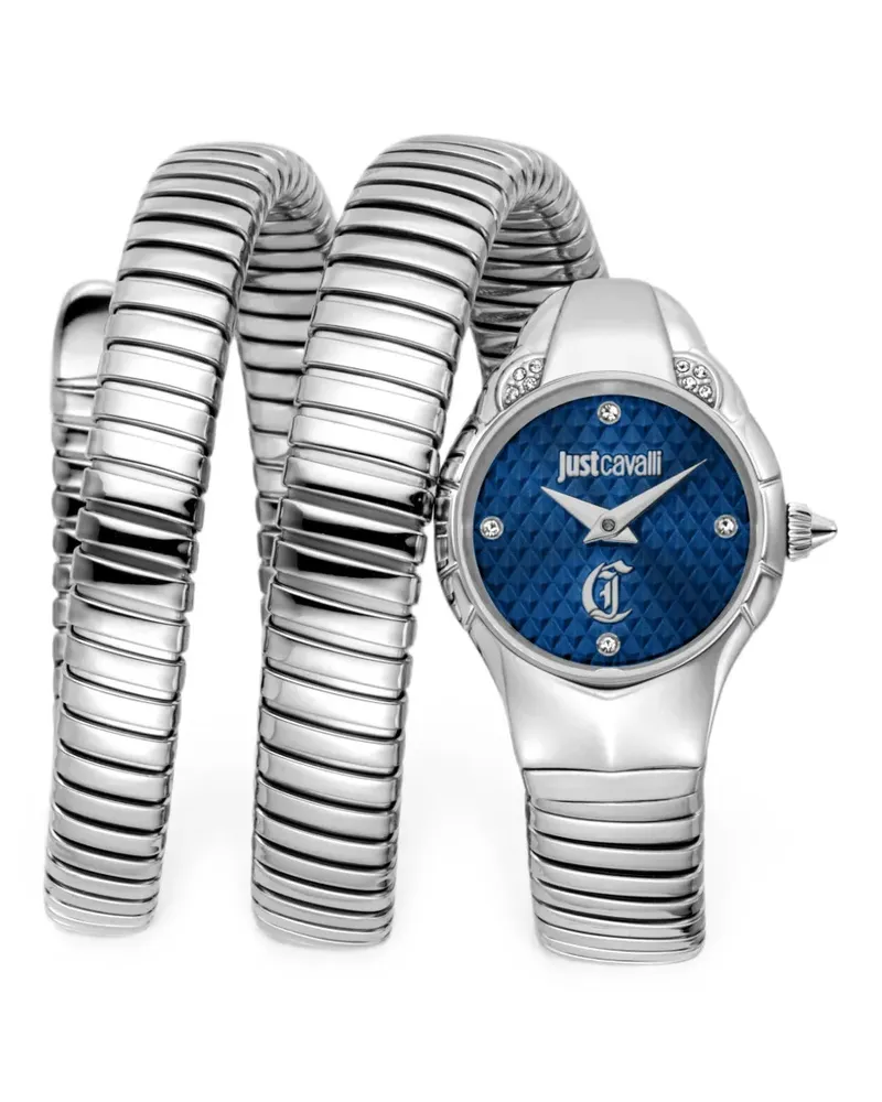 Just Cavalli Snake Armbanduhr 22.5mm - Blau Blau
