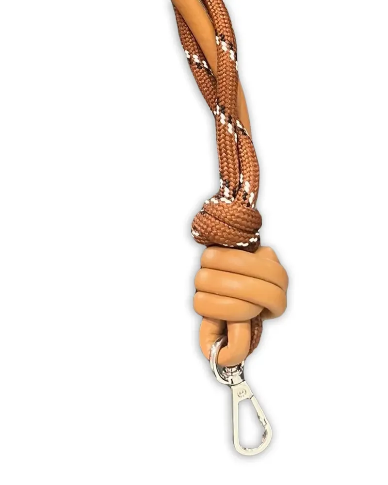 Gabriele Frantzen braided rope-detail shoulder strap - Braun Braun