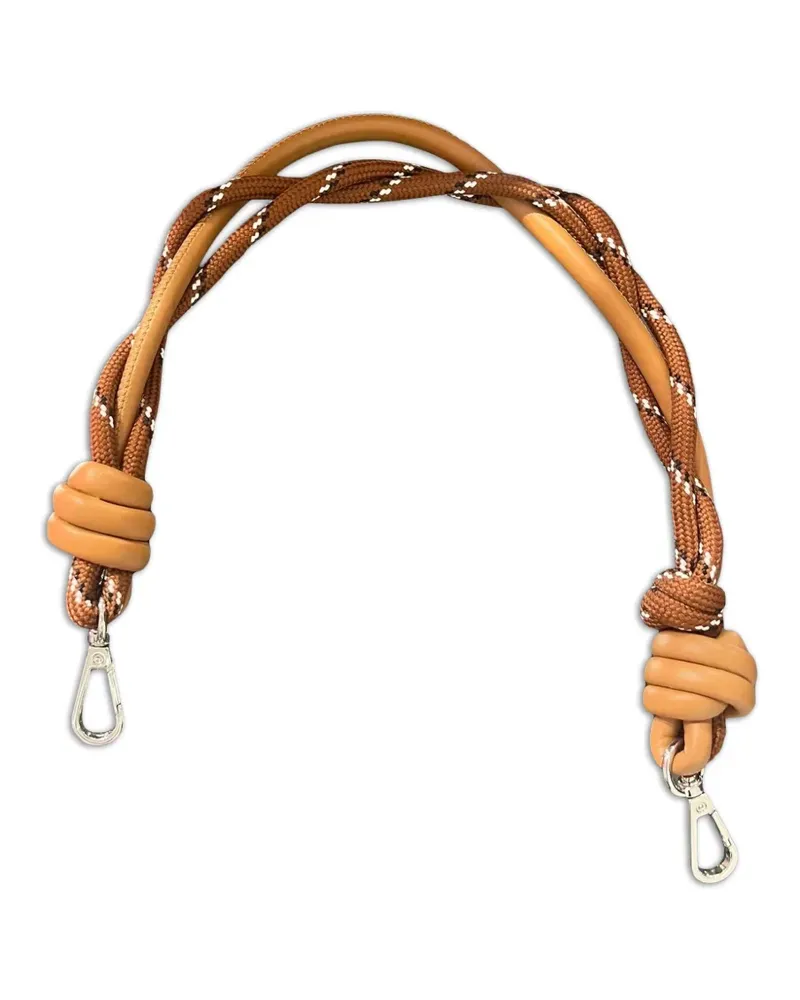 Gabriele Frantzen braided rope-detail shoulder strap - Braun Braun