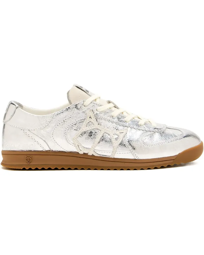Naked Wolfe Sneakers im Metallic-Look - Silber Silber