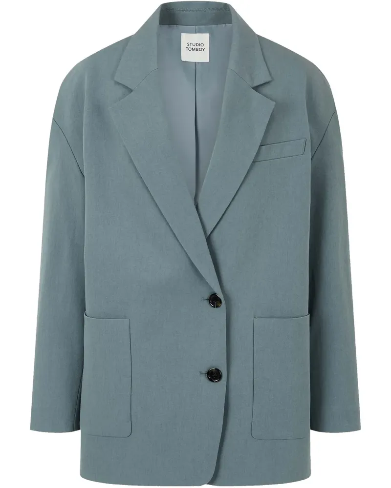 STUDIO TOMBOY Jacke mit Taschen - Blau Blau