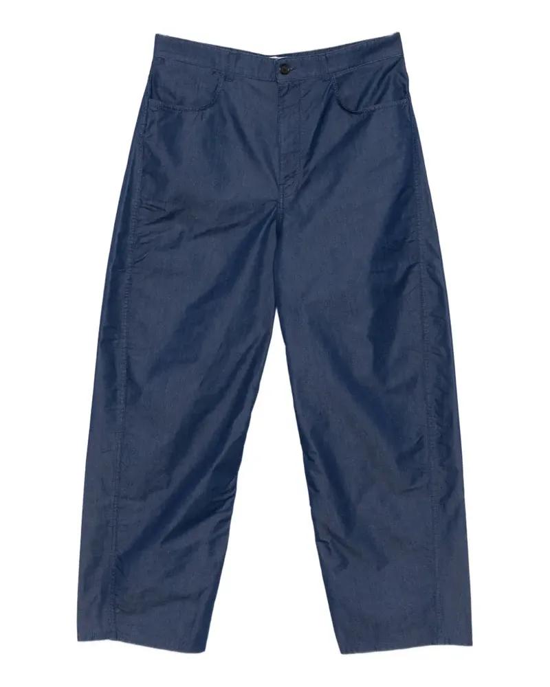 Givenchy logo-print belt-loop trousers - Blau Blau
