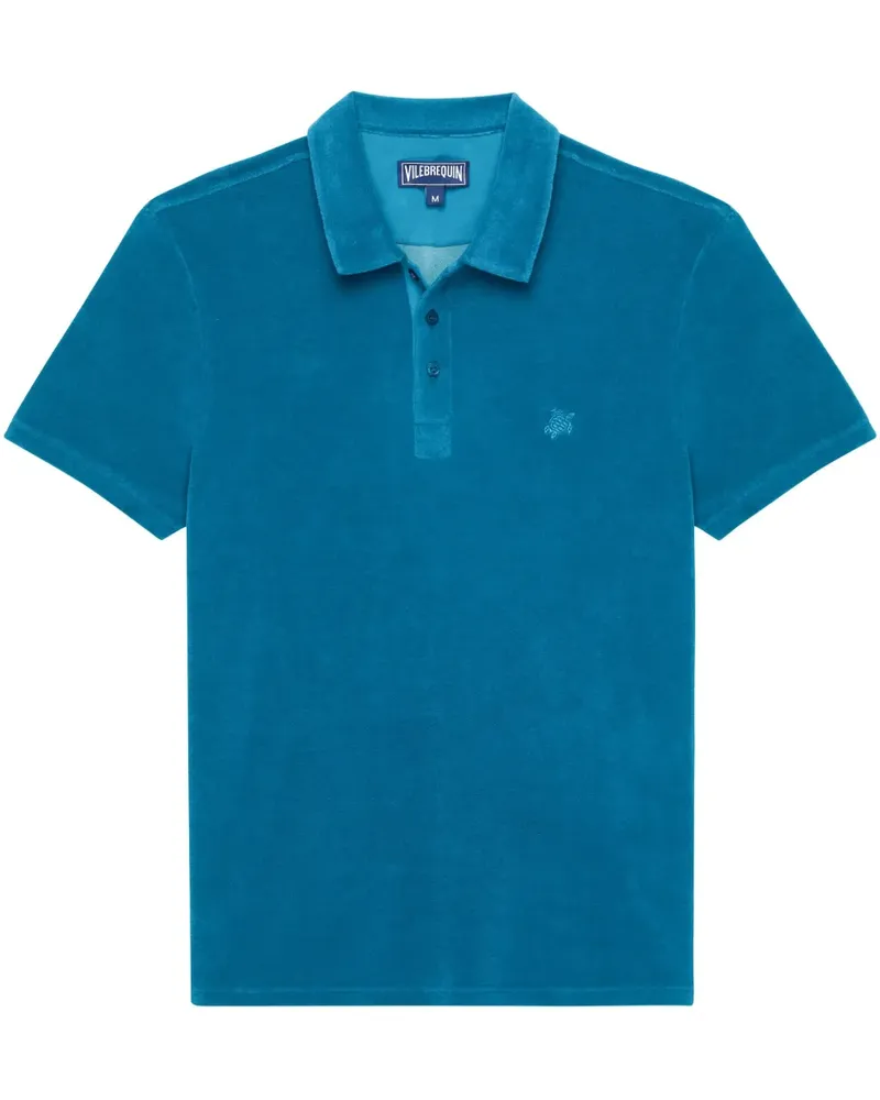 Vilebrequin Poloshirt aus Frottee - Blau Blau