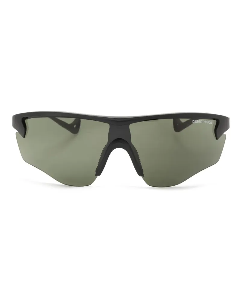 District Vision Junya Racer Sonnenbrille - Schwarz Schwarz