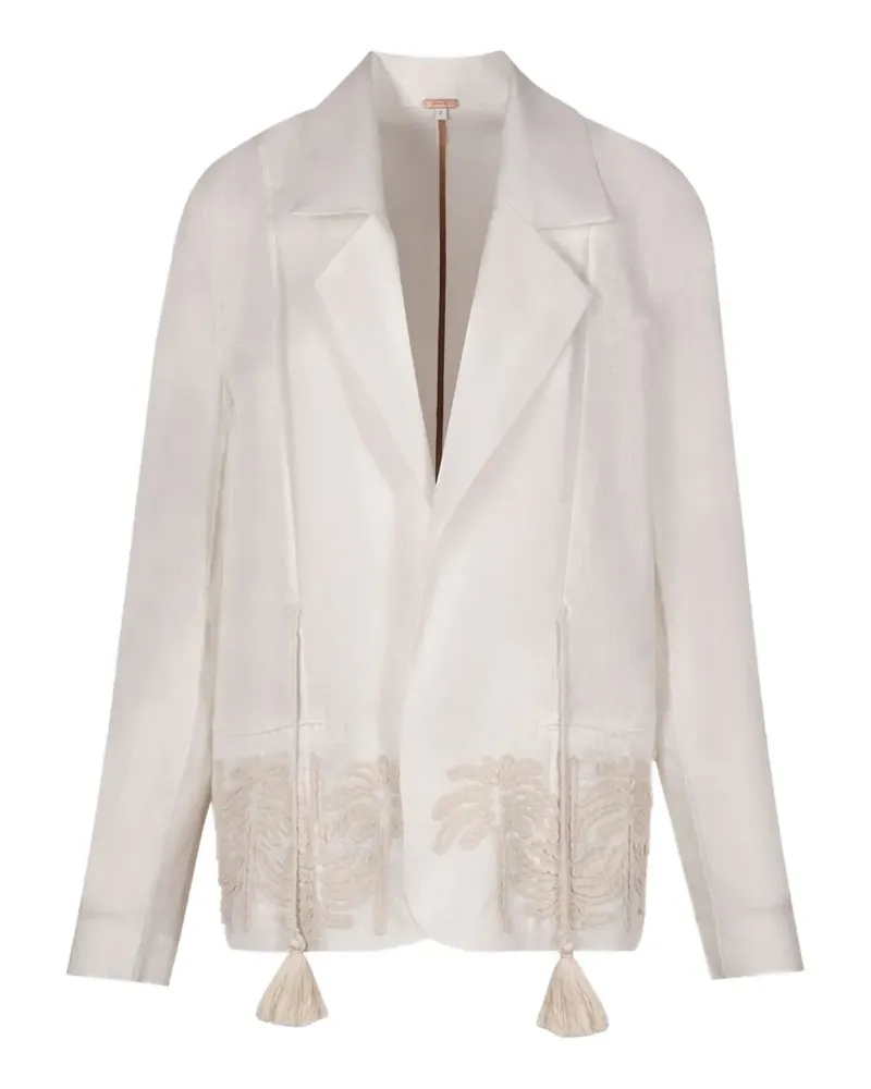 Johanna Ortiz Jacke mit Quastenstickerei - Nude Nude