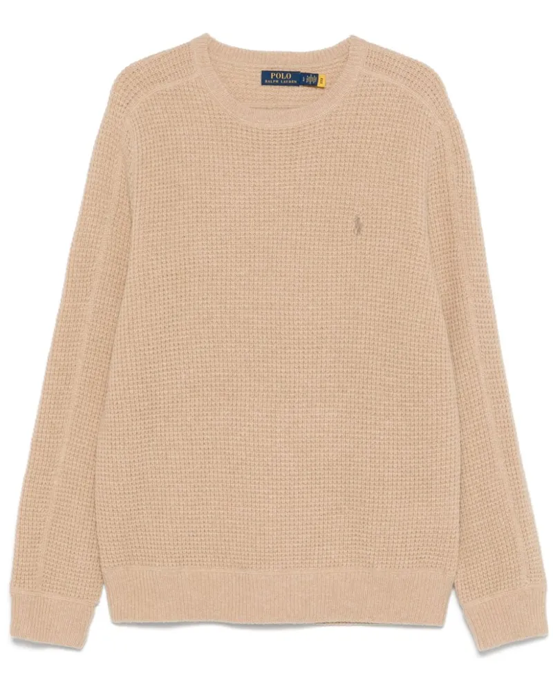 Ralph Lauren Pullover mit Polo Pony - Braun Braun