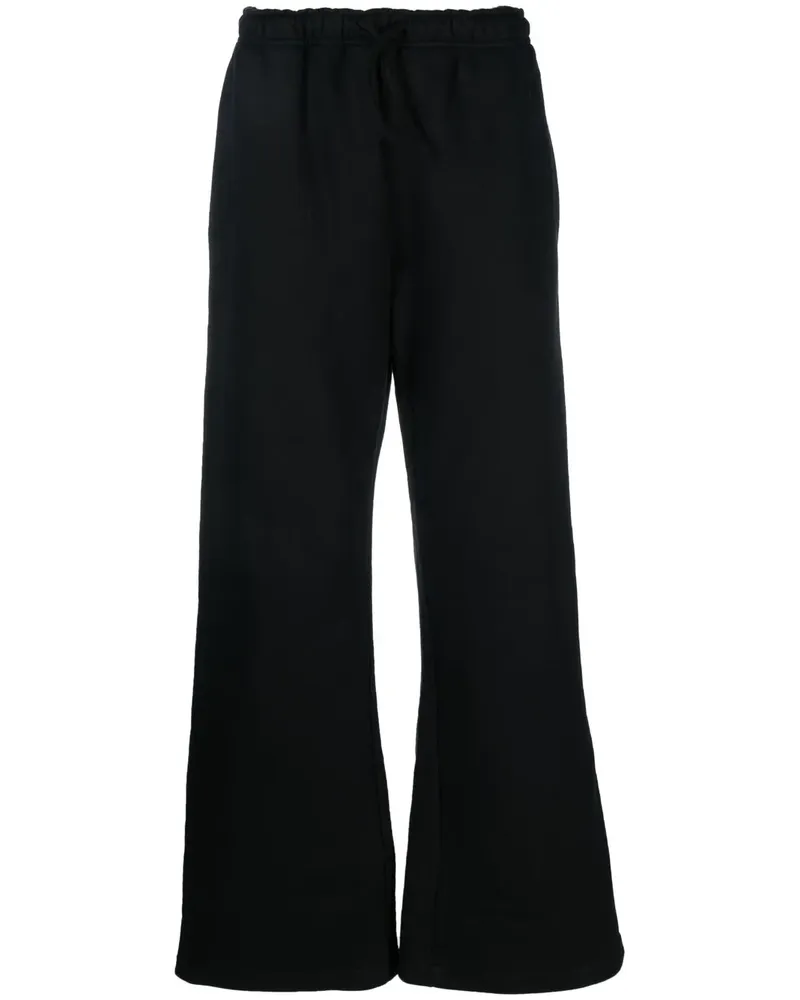 032c Ausgestellte Jogginghose - Schwarz Schwarz