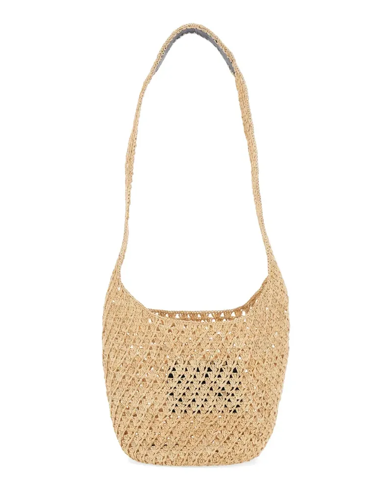 Helen Kaminski small Lani woven tote bag - Nude Nude