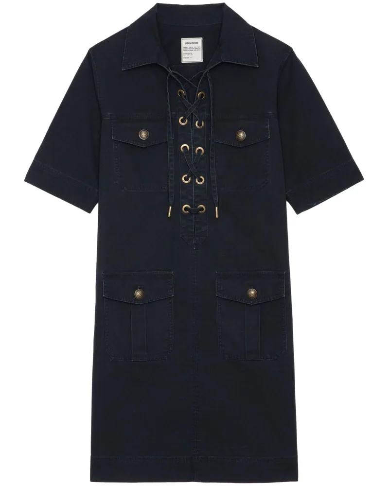 Zadig & Voltaire Record Minikleid - Schwarz Schwarz