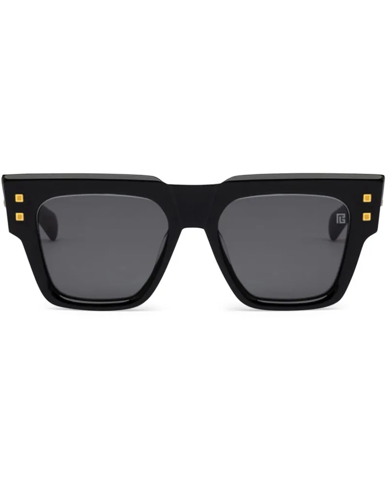 Balmain B-Army Sonnenbrille - Schwarz Schwarz