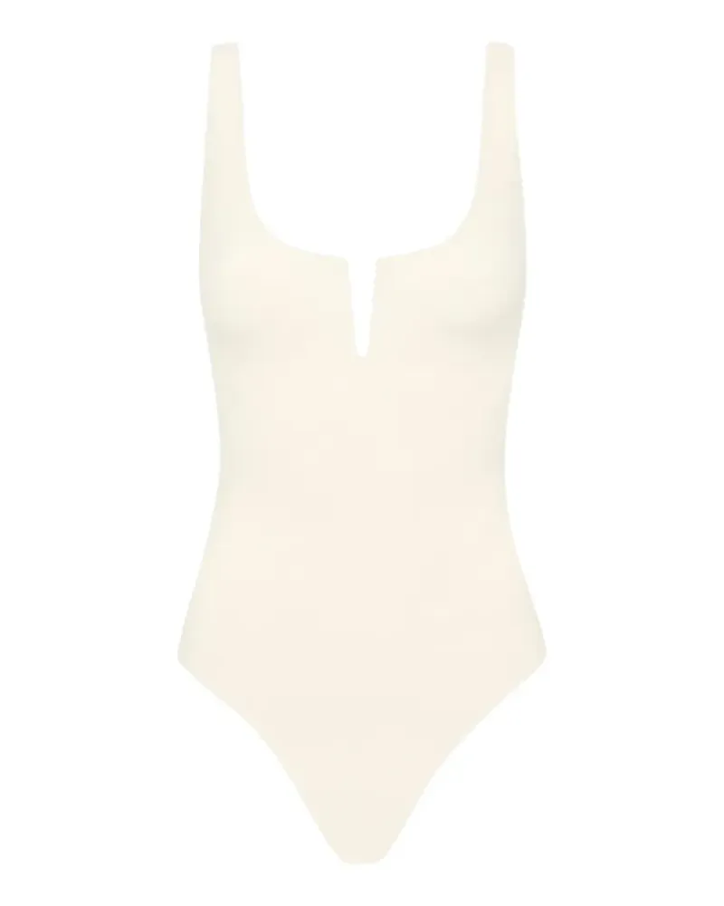 BONDI BORN Verity Badeanzug mit V-Draht - Nude Nude