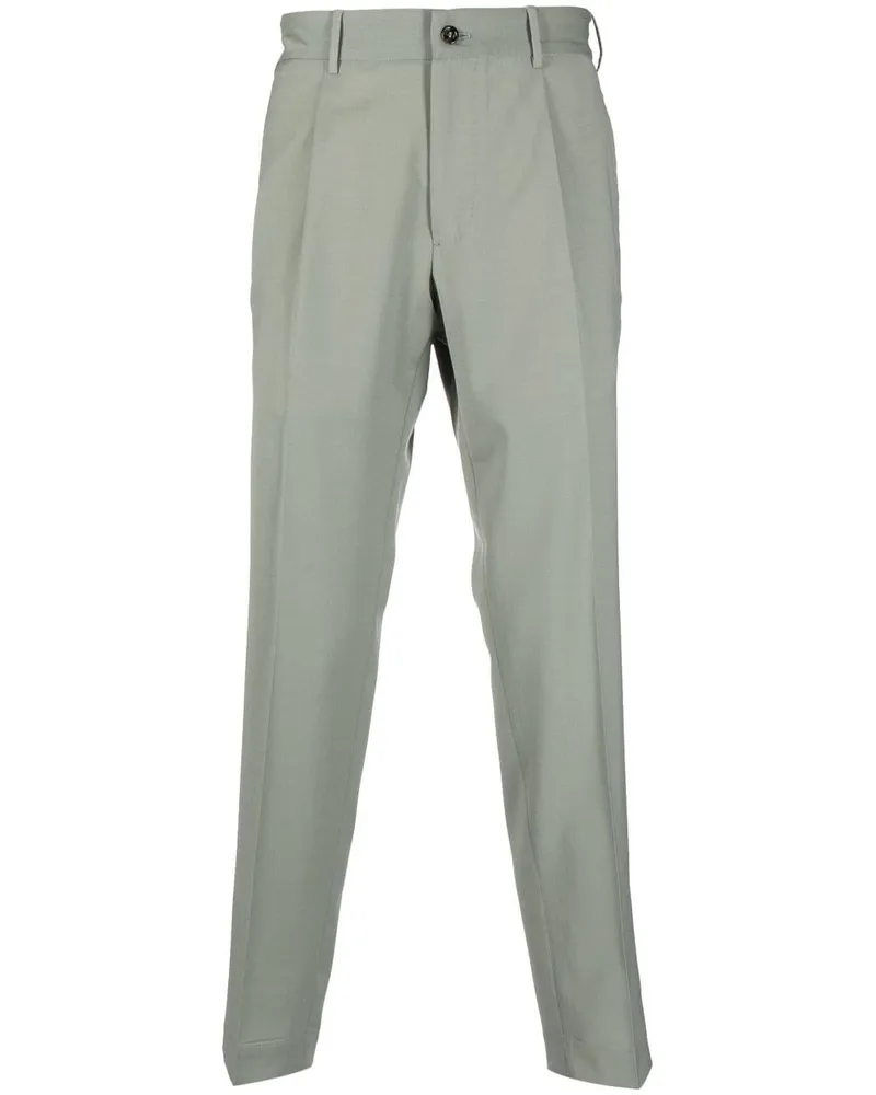 Dell'oglio Klassische Tapered-Hose - Grün Grün