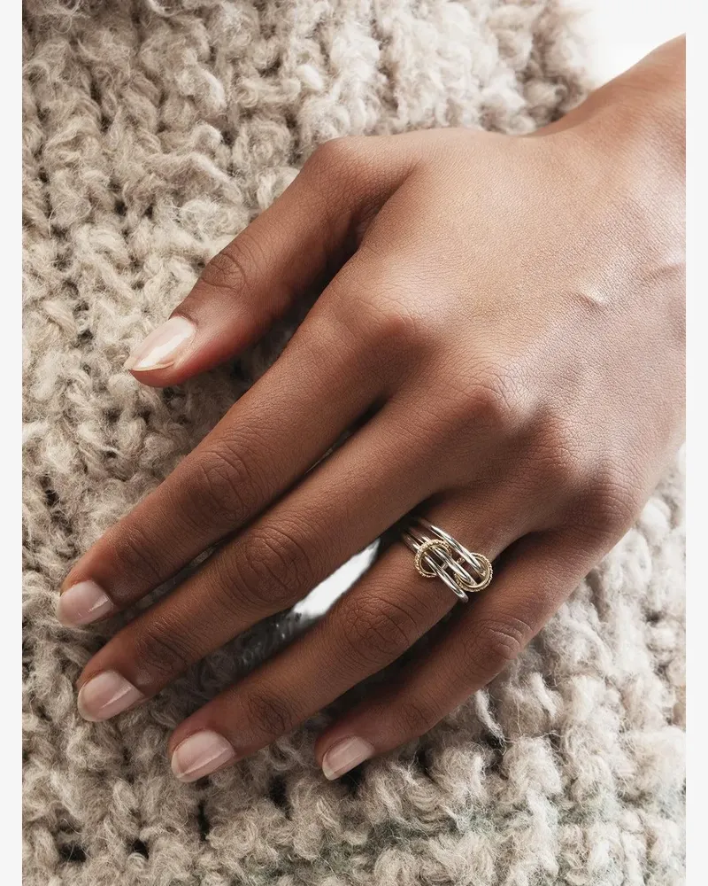 Spinelli Kilcollin Solarium Ring mit Diamanten - Silber Silber