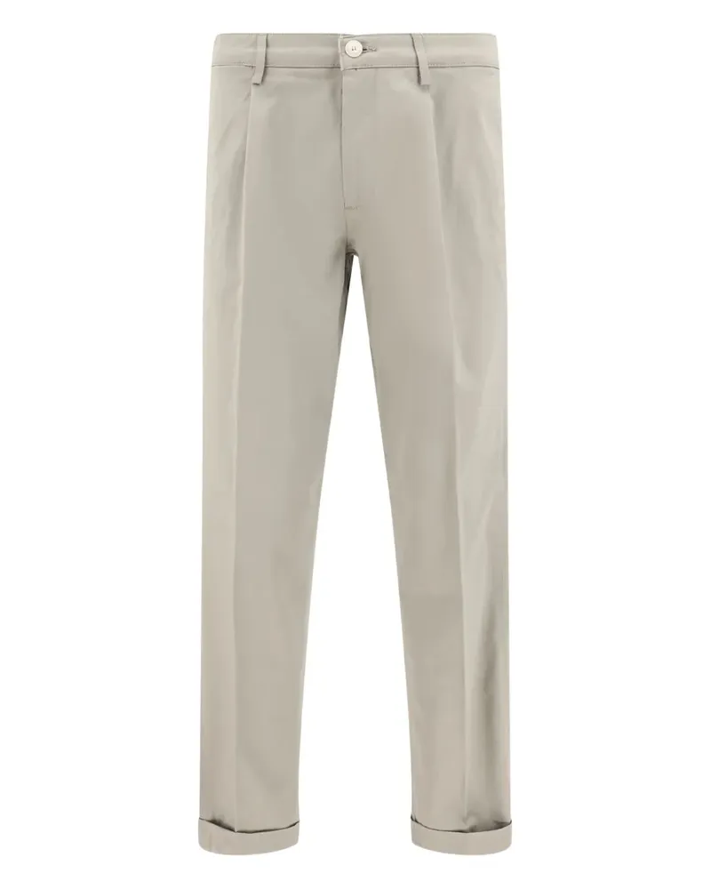 CRUNA Arbat Straight-Leg-Hose mit eingefassten Taschen - Weiß Weiß