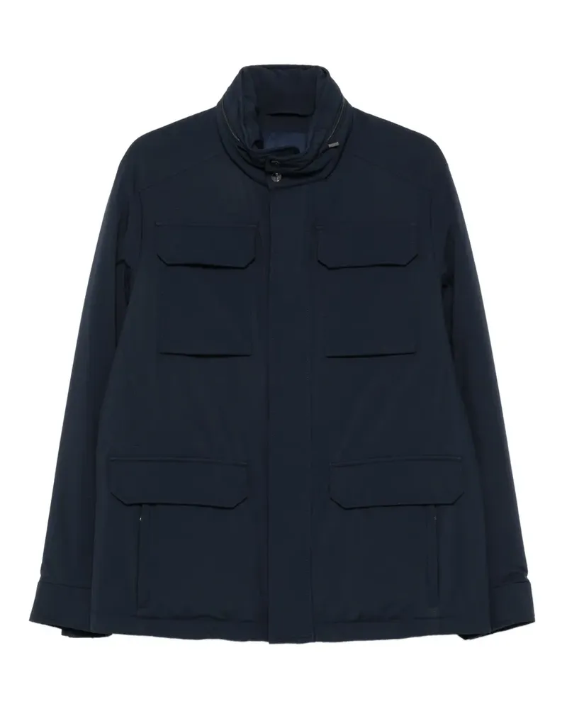Paul & Shark Stehkragen-Jacke mit Klappentasche - Blau Blau