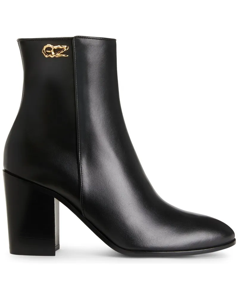 Giuseppe Zanotti Enriette Stiefeletten 80mm - Schwarz Schwarz