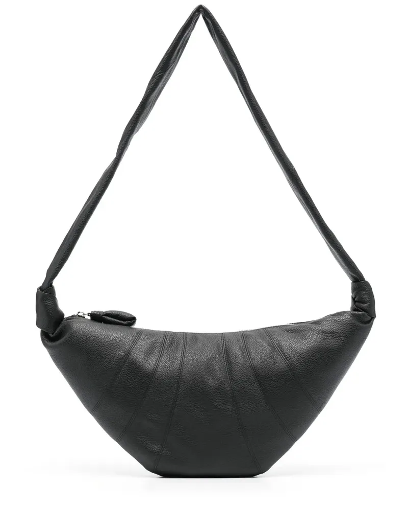 Christophe Lemaire Mittelgroße Croissant Tasche - Schwarz Schwarz