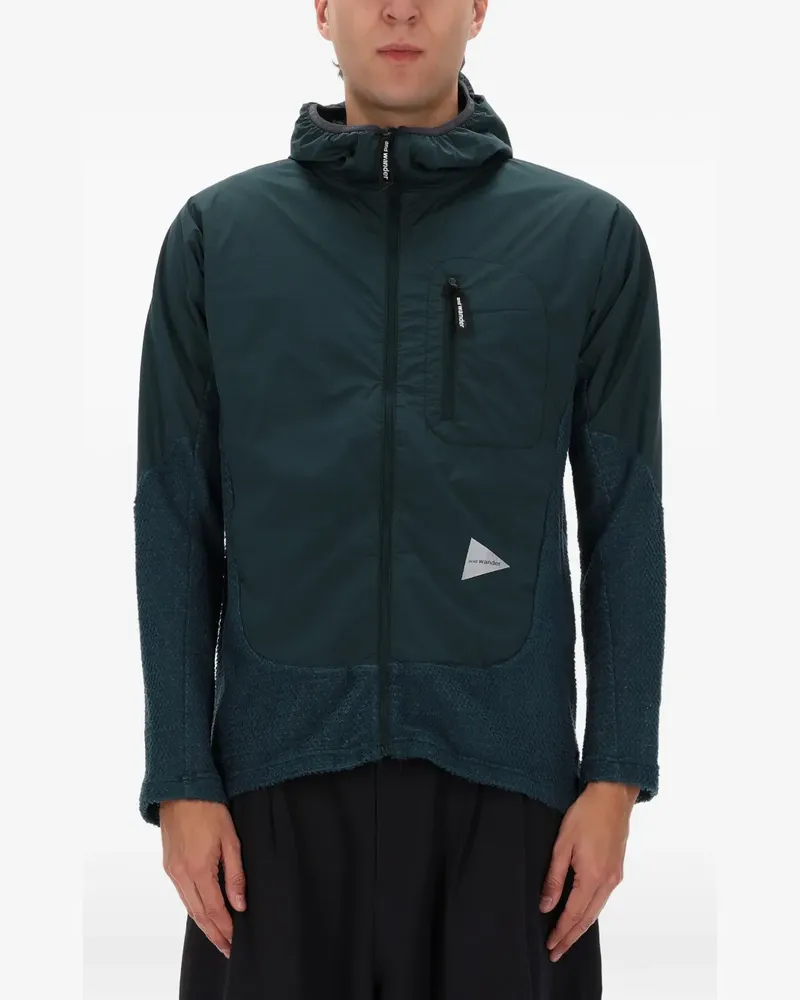 and wander Jacke mit Kapuze - Grün Grün