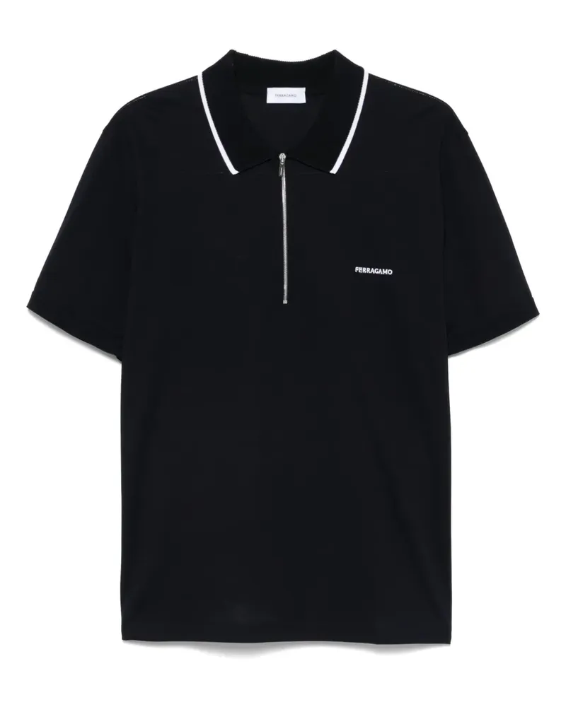 Ferragamo Klassisches Poloshirt - Blau Blau
