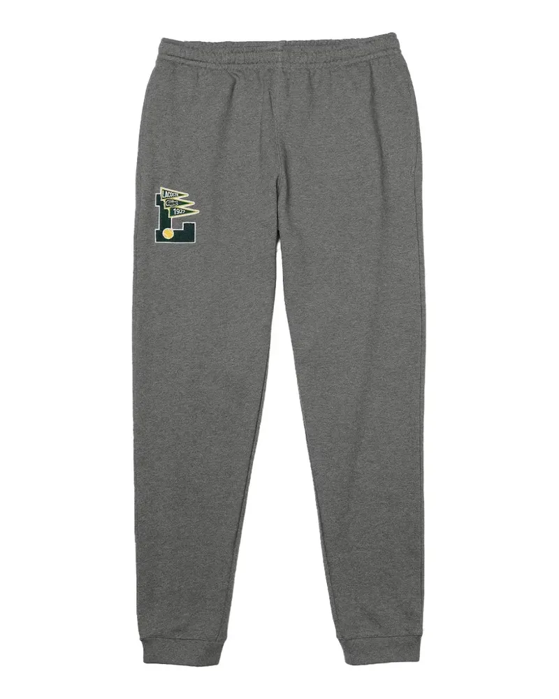 Lacoste logo-patch track pants - Grau Grau