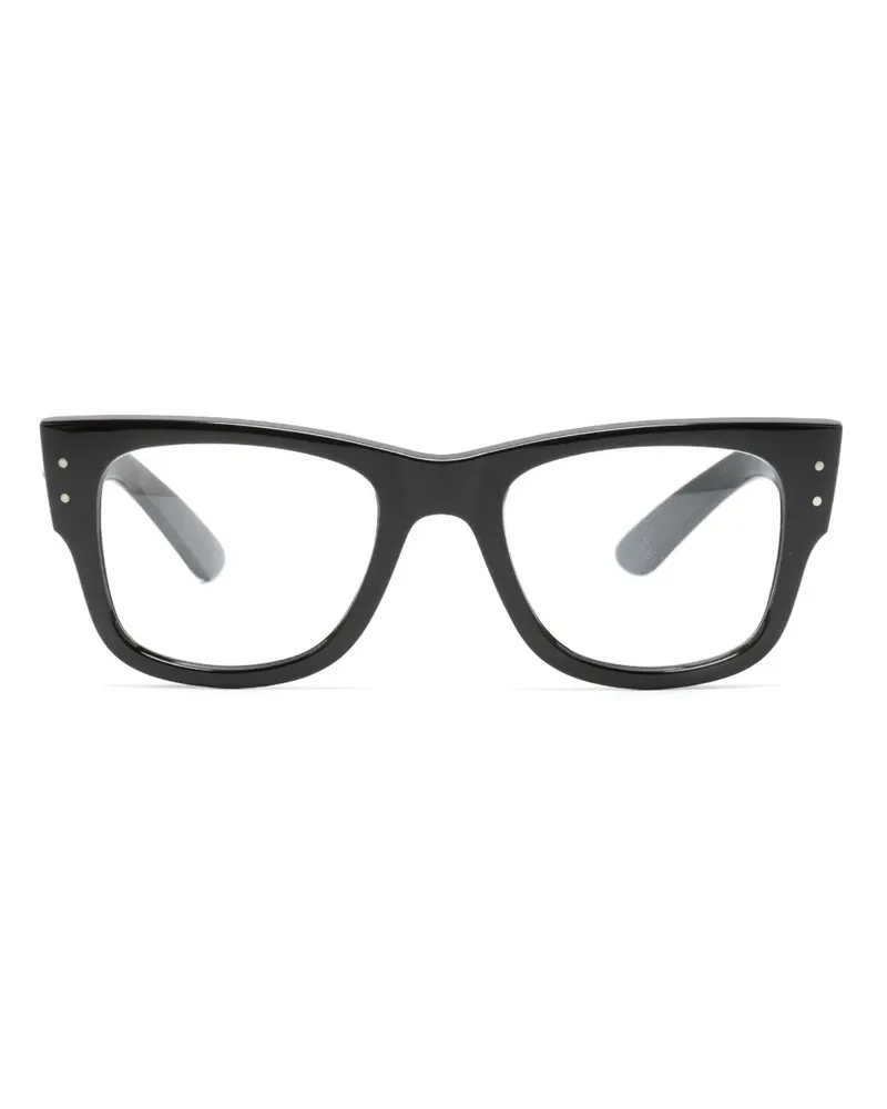 Ray Ban Eckige Brille in Schildpattoptik - Schwarz Schwarz