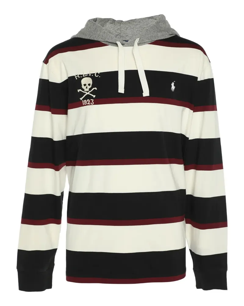 Ralph Lauren Gestreifter Hoodie - Nude Nude