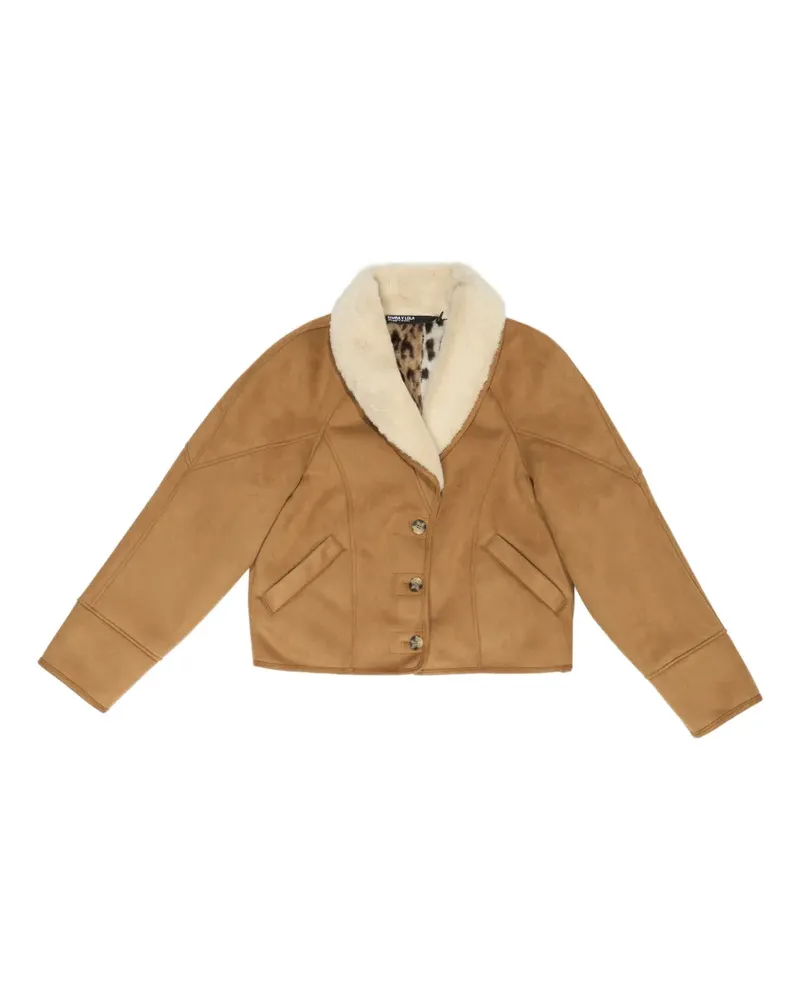 BIMBA Y LOLA Jacke mit Knöpfen - Braun Braun