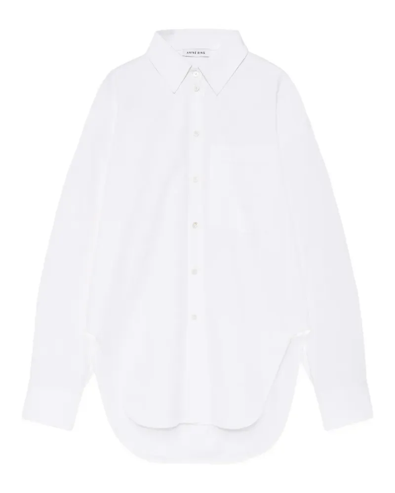 Anine Bing Scott Bluse - Weiß Weiß