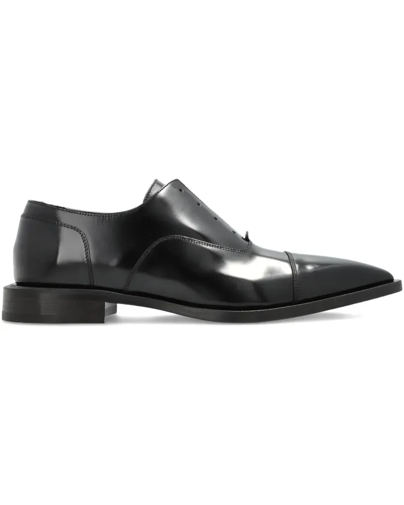 Lanvin laceless Oxford shoes - Schwarz Schwarz