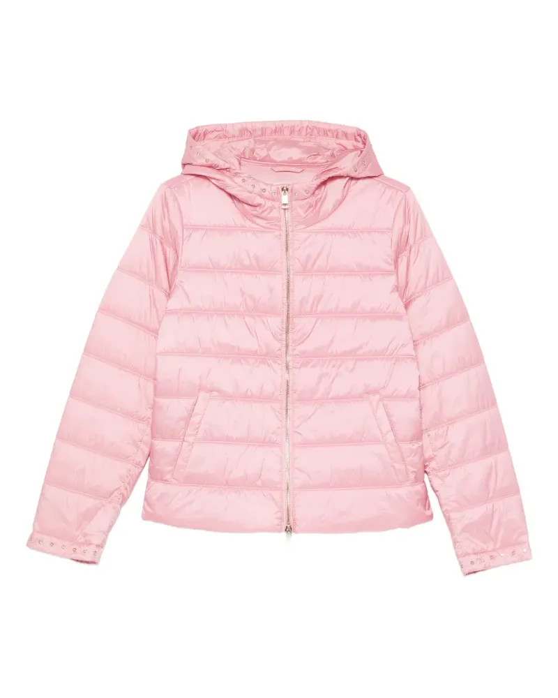 Liu Jo Jeansjacke mit Kristallen - Rosa Rosa